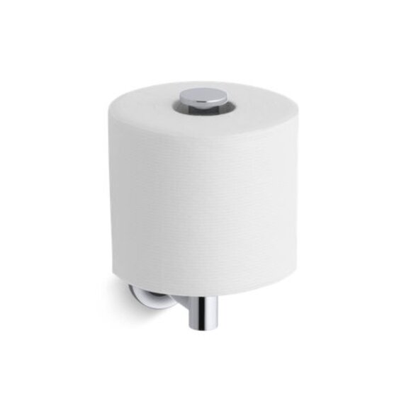 NWT Purist Vertical toilet paper holder K-14444 Polished Chrome BRAND NEW - Picture 2 of 14